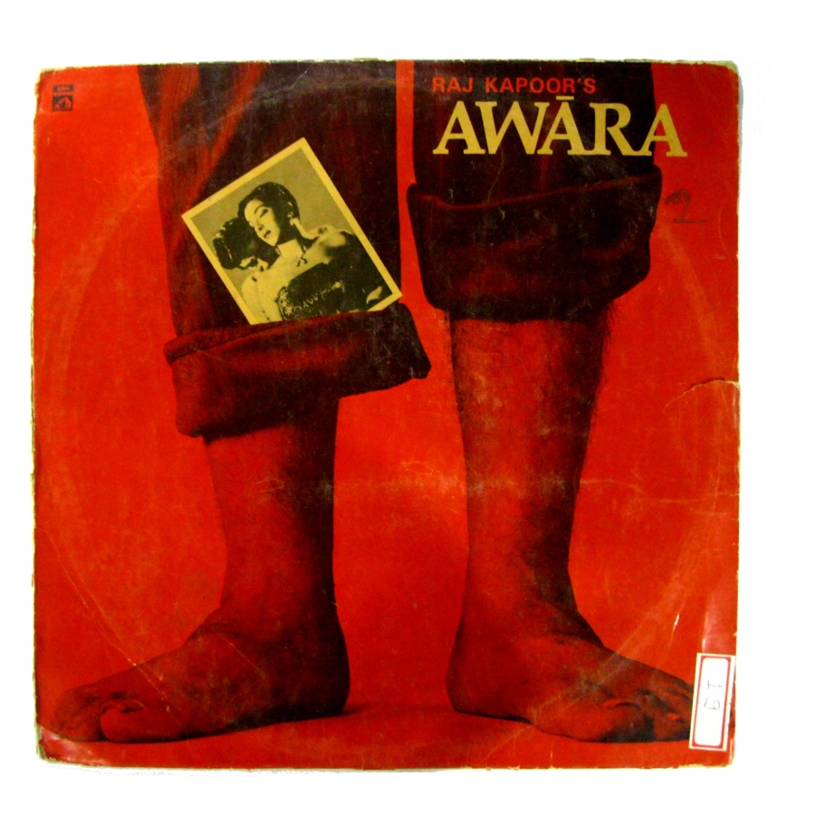 Awara vinyl LP Raj Kapoor old Indian music vinyl records sale front jacket
