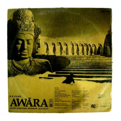 Awara vinyl LP Raj Kapoor old Indian music vinyl records sale back cover