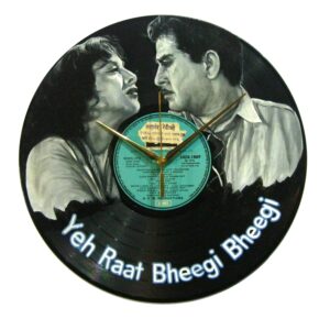Gramophone records Bollywood clocks: Chori Chori Raj Kapoor vinyl LP