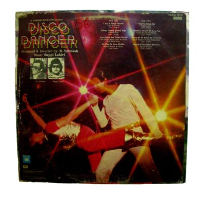 Disco Dancer old rare Bollywood vinyl LP India records for sale back cover