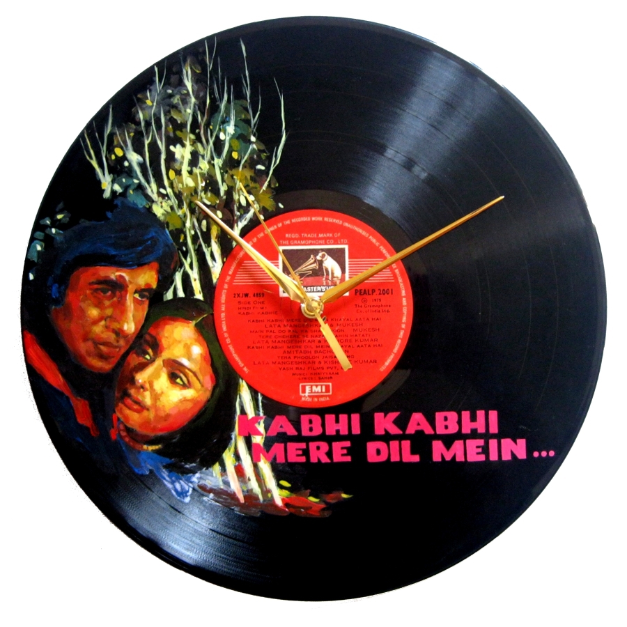 Amitabh Bachchan record clock: Buy Kabhi Kabhie old Bollywood vinyl LP