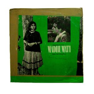 Indian vinyl records for sale: Madhumati Dilip Kumar old rare Bollywood vinyl LP album front jacket