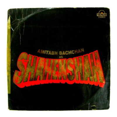 Amitabh record for sale: Buy Shahenshah old Bollywood vinyl LP records online front jacket