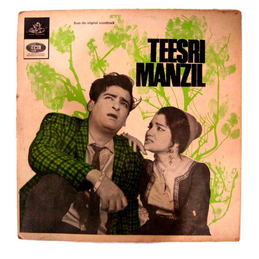 Indian vinyl records for sale: Teesri Manzil rare old Bollywood vinyl front jacket