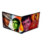 Bollywood accessories: Hand painted wallets inspired by movie poster art