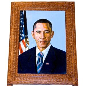 Celebrity portraits paintings: Obama