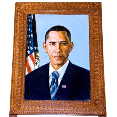 Celebrity portraits paintings: Obama