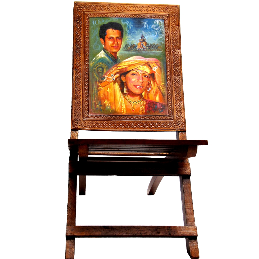 Hand painted furniture india with custom movie posters