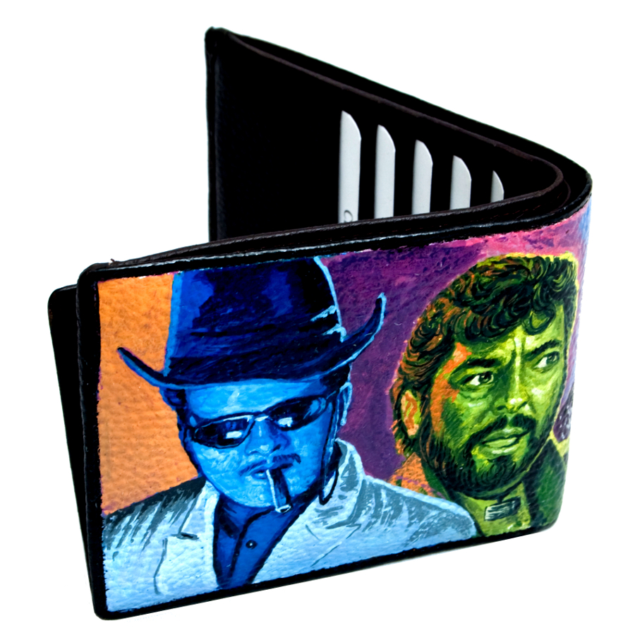 Bollywood fashion accessories for sale: Mens hand painted wallets