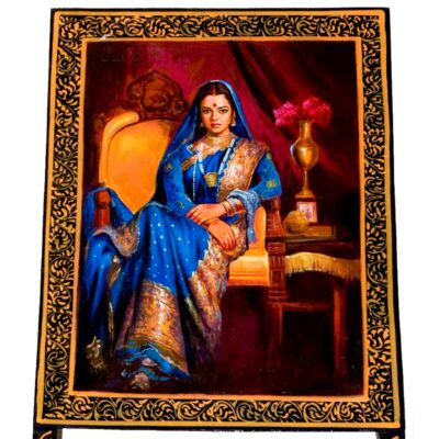 Bollywood furniture for sale: hand painted wooden chairs