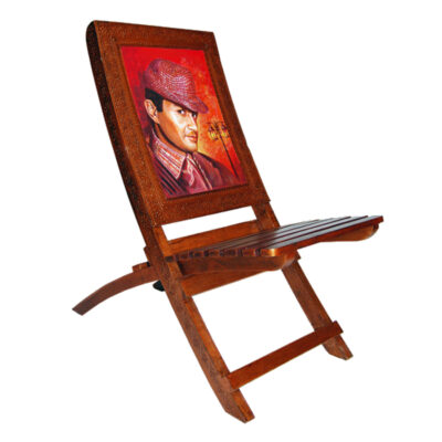 Hand painted furniture ideas: Quirky & retro Bollywood poster chair for sale