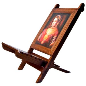 Hand painted furniture for sale: Hindi movie poster art on funky quirky chair