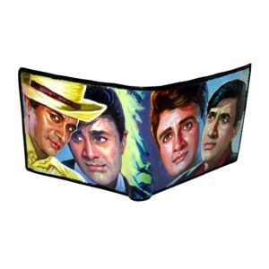 Bollywood movie merchandise: Hand painted wallets inspired by poster art