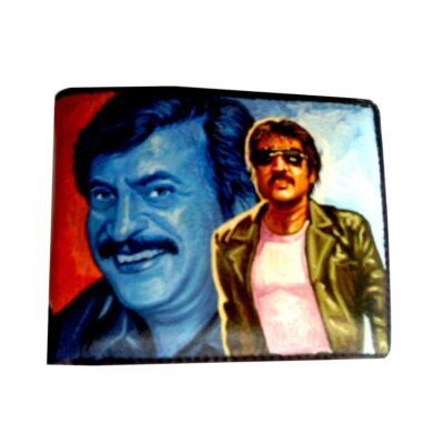 Bollywood accessories: Hand painted leather wallet