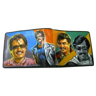 hand painted leather wallets
