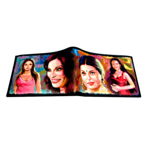 Hand painted wallet for sale: Custom Bollywood movie merchandise