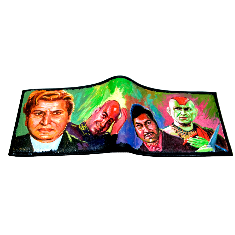 Vintage wallet hand painted by Bollywood posters artists for sale