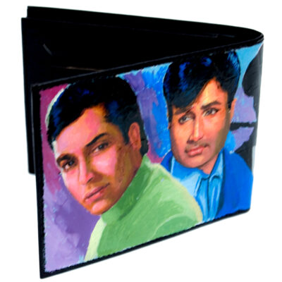 Bollywood posters art merchandise for sale online: Hand painted wallet