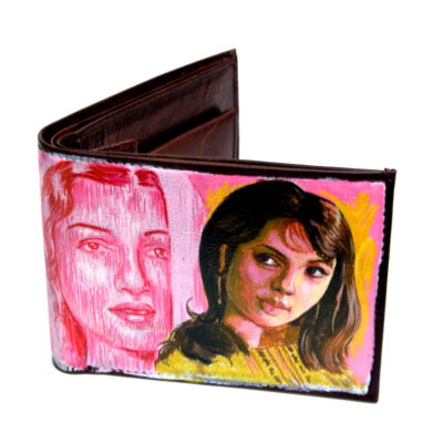 Bollywood poster art memorabilia: Hand painted wallet