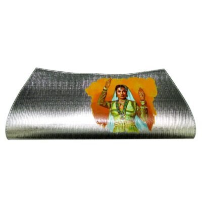 Hand painted clutch box featuring old vintage Bollywood movie poster art