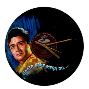 Vinyl records online: Guide Dev Anand old rare Bollywood records clock
