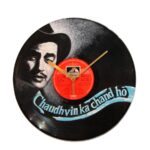 Best Bollywood vinyl records: Chaudhvin Ka Chand Guru Dutt old LP clock for sale