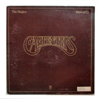 Vinyl record wall clock UK: The Carpenters album "The Singles (1969-1973)