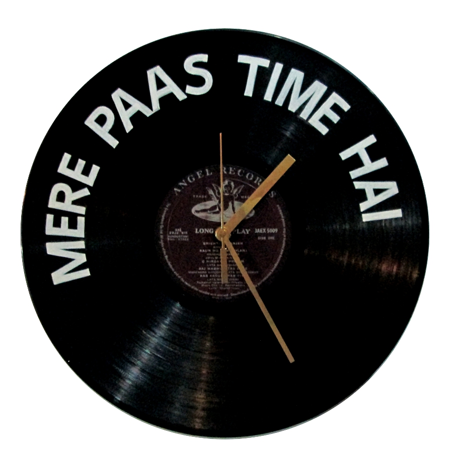 Vinyl record clocks for sale in India!