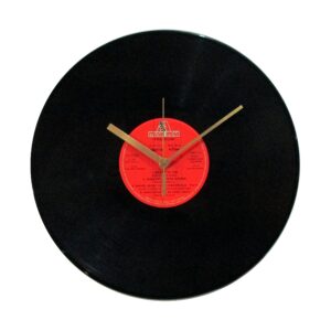 Bollywood LPs for sale converted to clocks: Nastik Amitabh old vinyl record