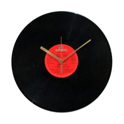 Bollywood LPs for sale converted to clocks: Nastik Amitabh old vinyl record