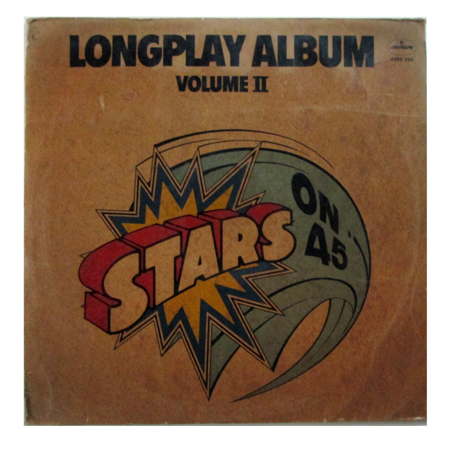 Vinyl record wall clock: Stars on 45 Vol 2 LP jacket front cover