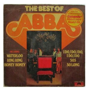 Album clock for sale: The Best of Abba front jacket