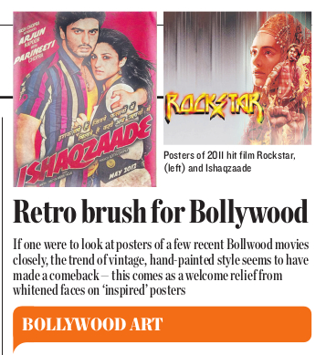 Retro Brush for Bollywood posters