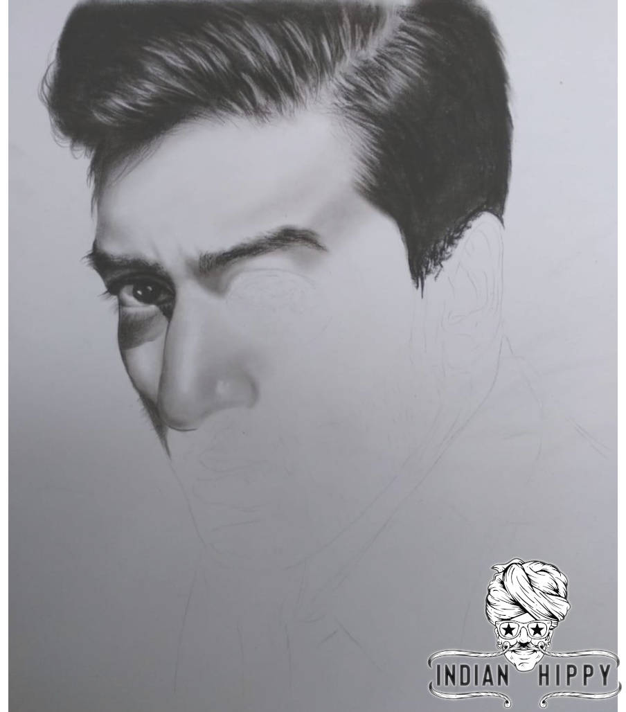 Best sketch artist in India for drawing pencil portraits from photos online