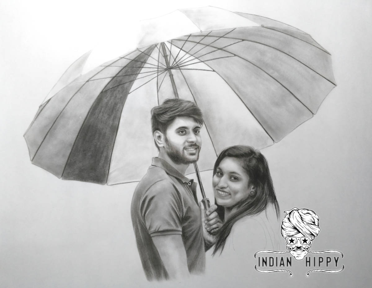 Buy Custom Portrait Sketch From Photo Custom Pencil Drawing Online in India   Etsy