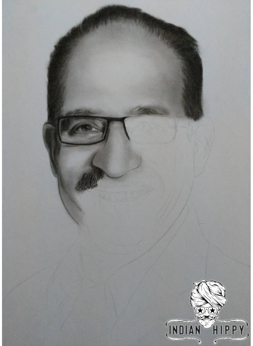 Handmade sketch order Buy pencil portrait online from charcoal artists